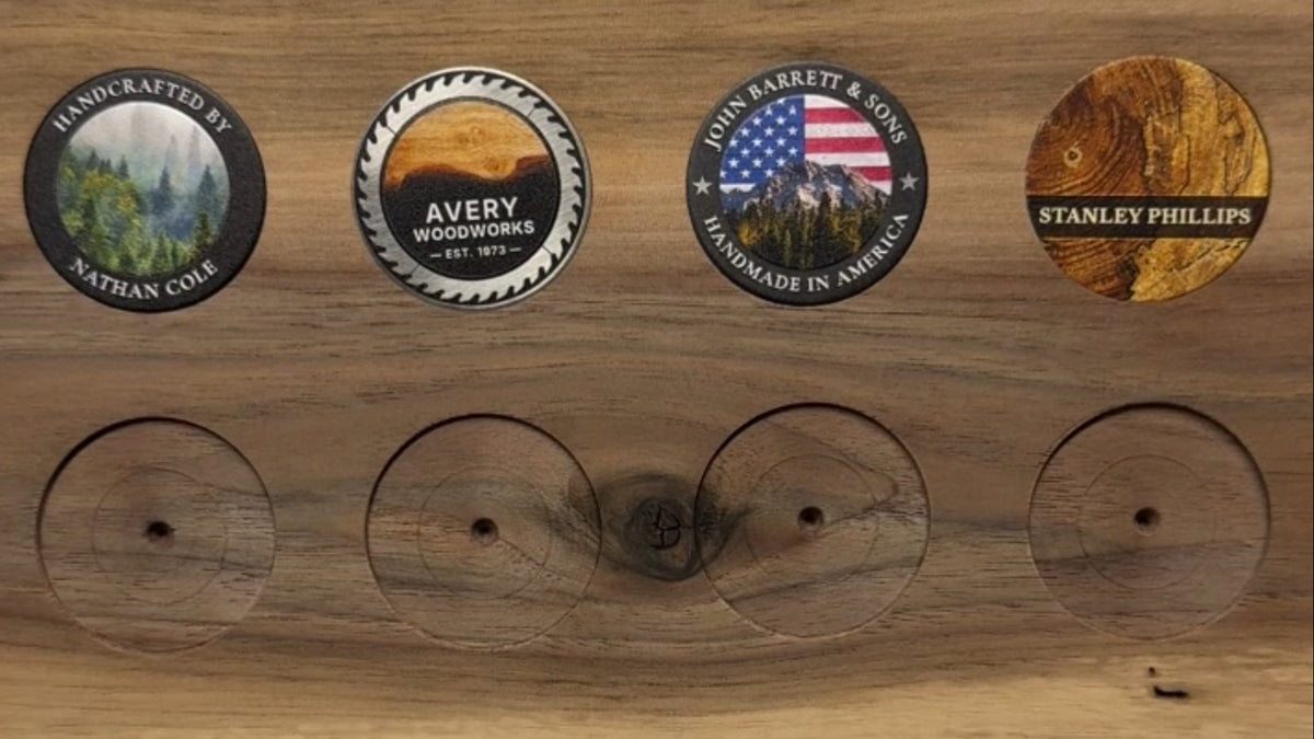 Personalized Maker’s Mark Medallions, 32mm Stainless Steel