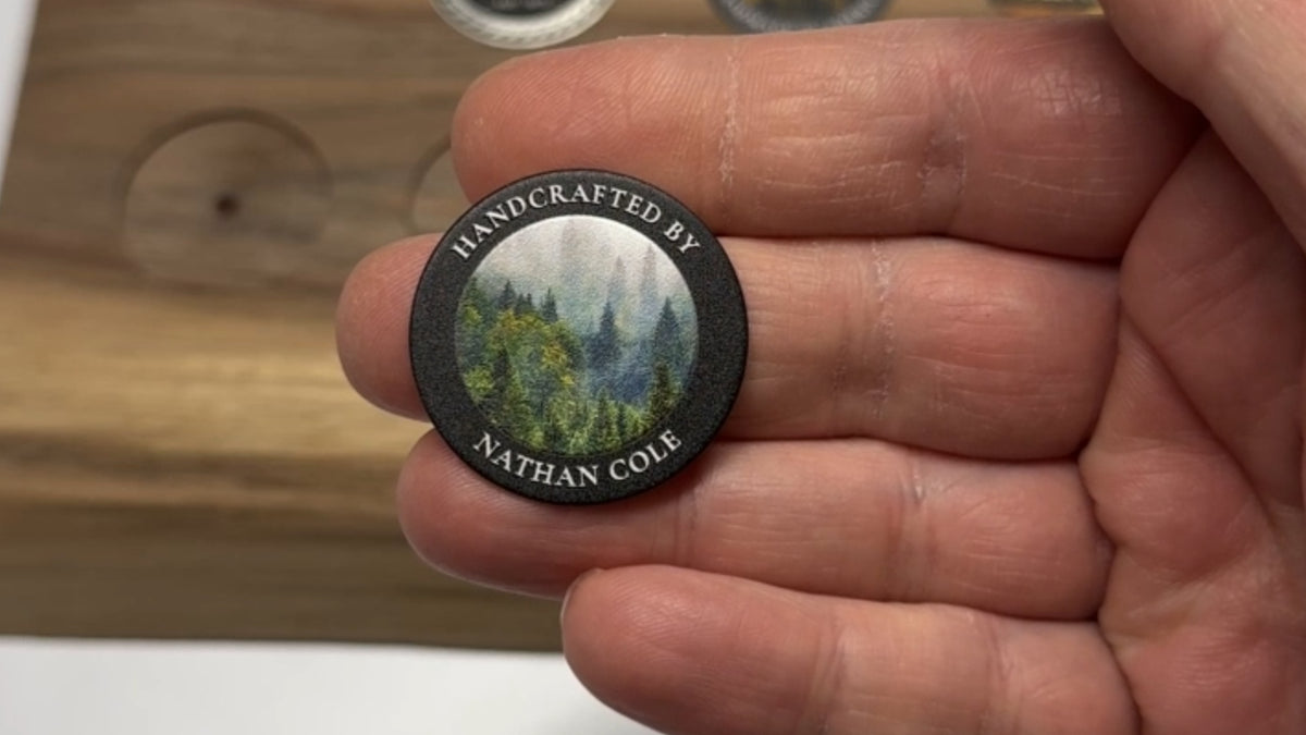 Personalized Maker’s Mark Medallions, 32mm Stainless Steel