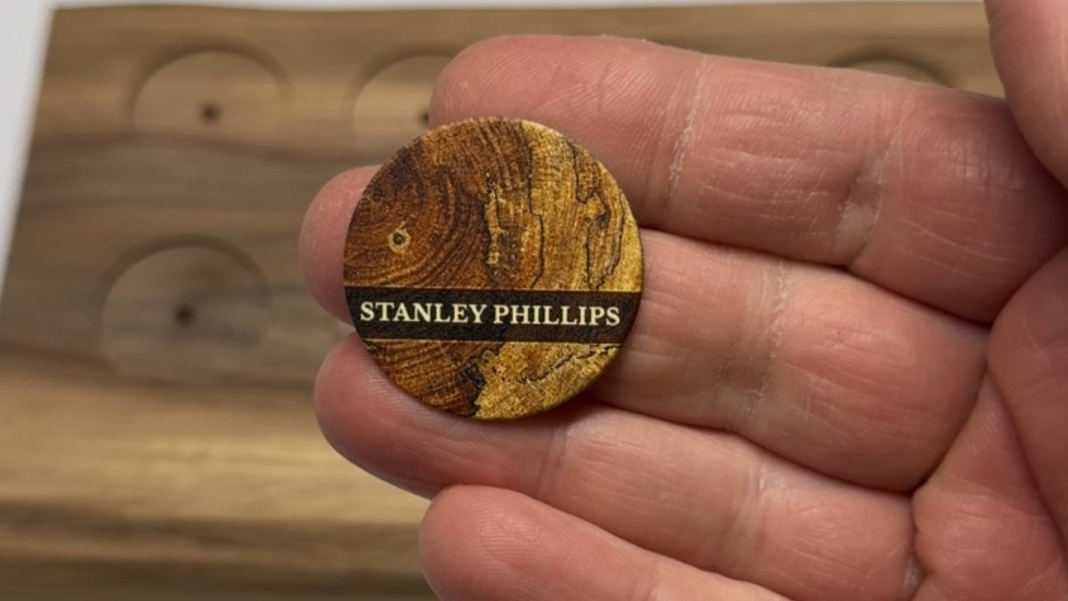 Personalized Maker’s Mark Medallions, 32mm Stainless Steel