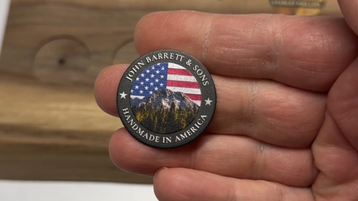 Personalized Maker’s Mark Medallions, 32mm Stainless Steel