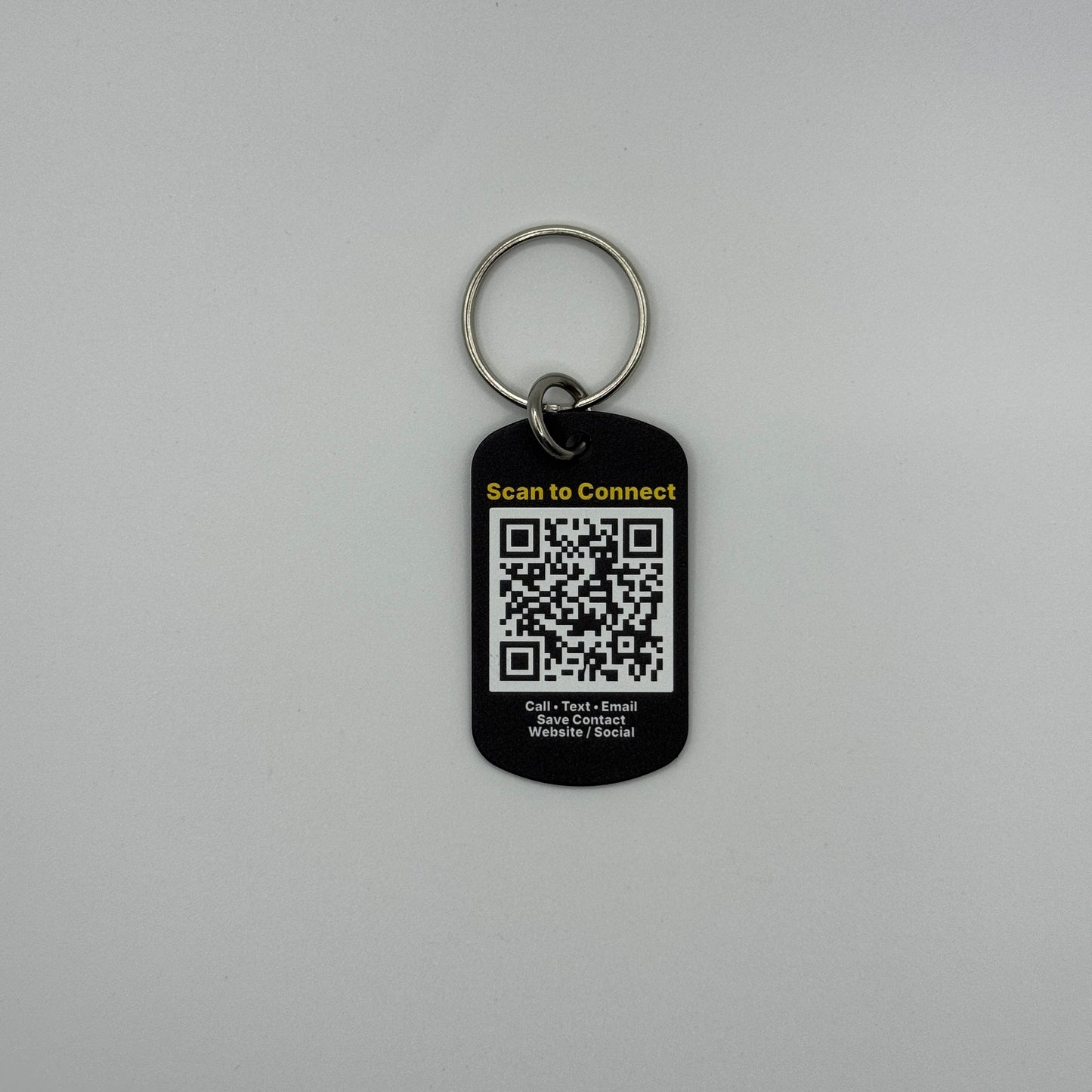 Custom Scan to Connect QR Business Tag Kit – 10 Metal Tags