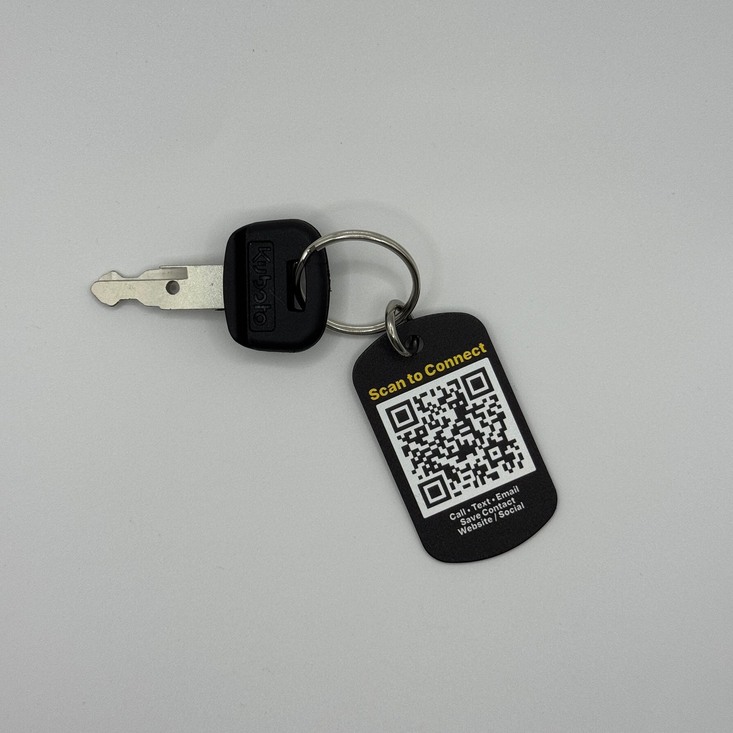 Custom Scan to Connect QR Business Tag Kit – 10 Metal Tags